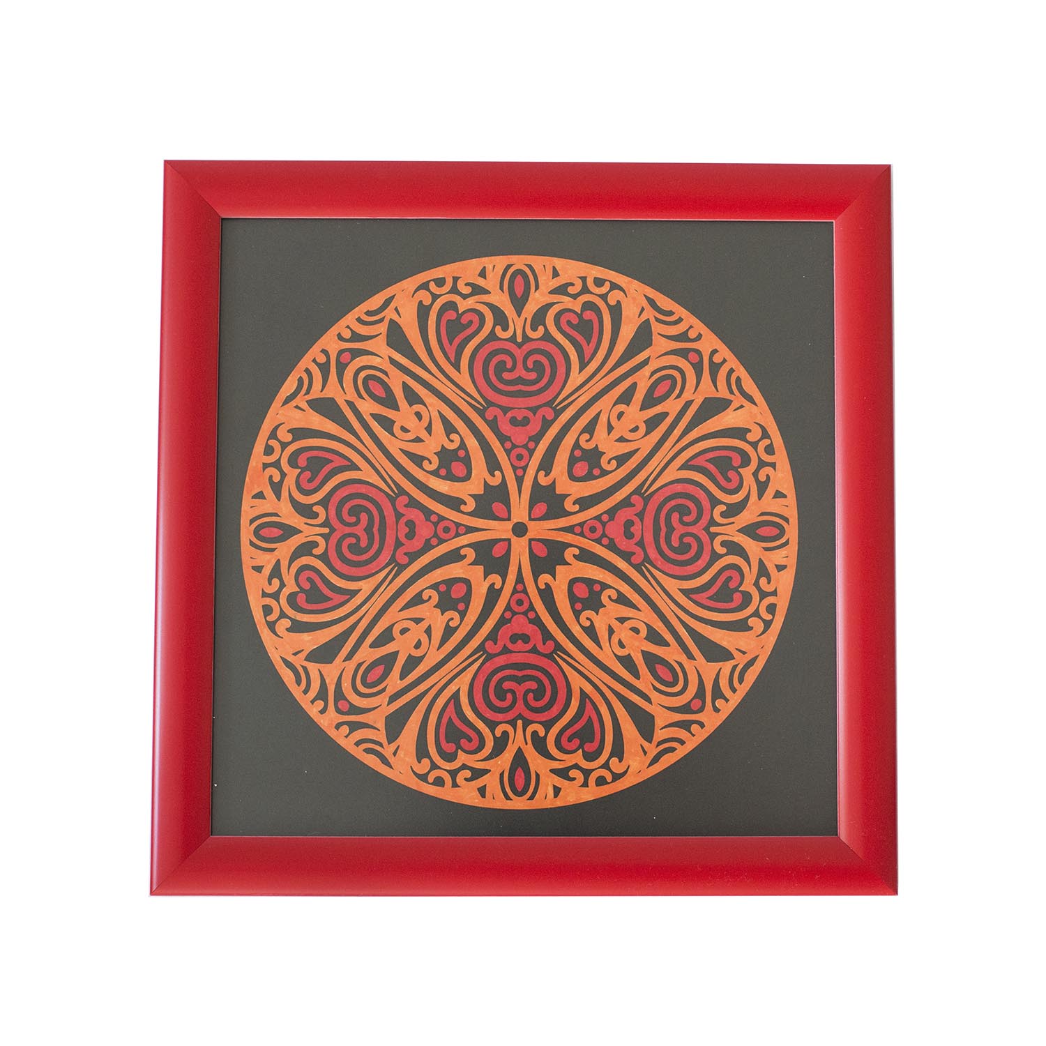 Mandala Tablo – Kırmızı