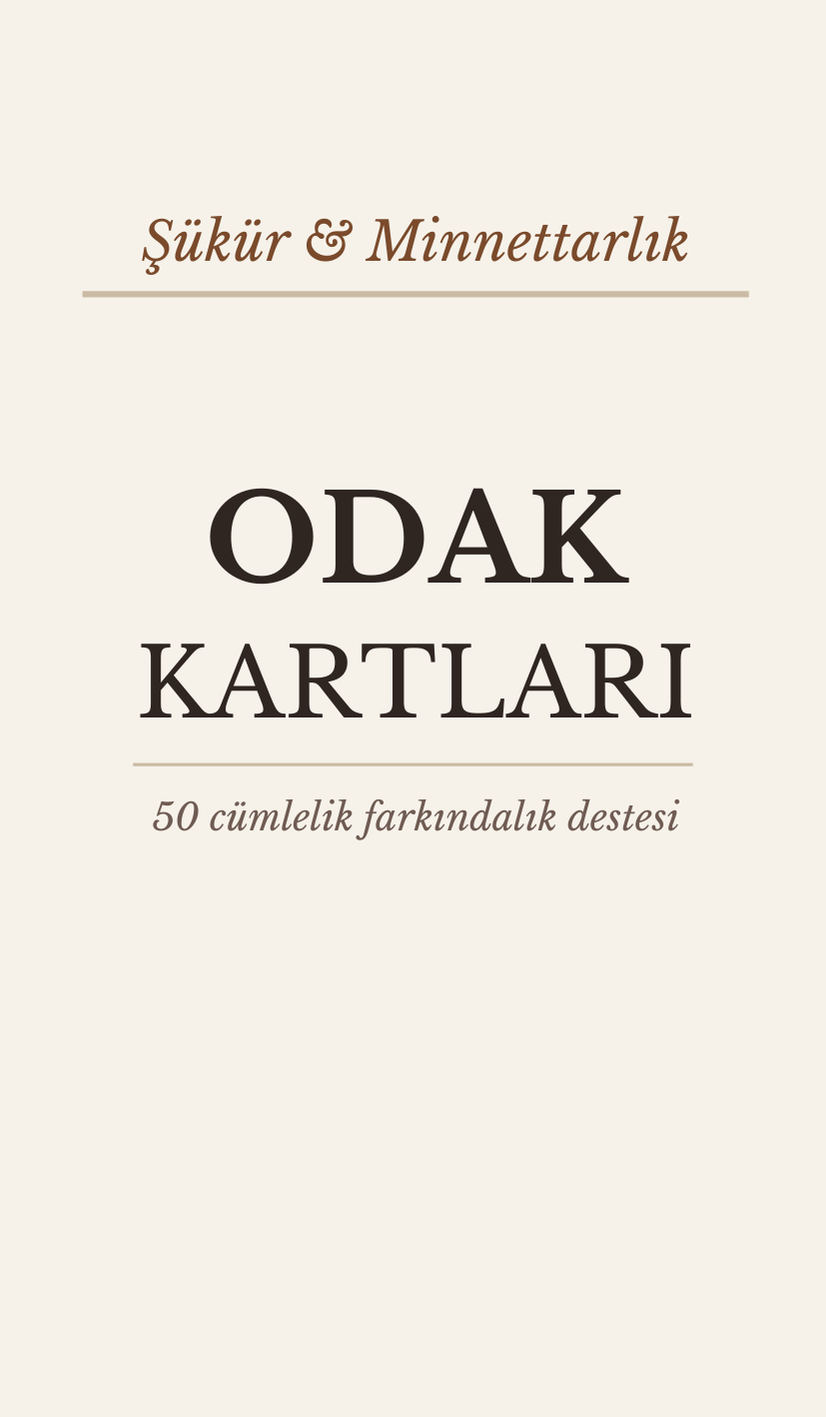 odak kartları